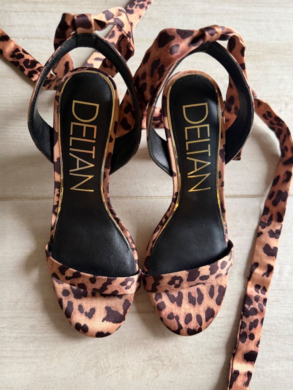 DELTAN Satin Sandals – Size 6M